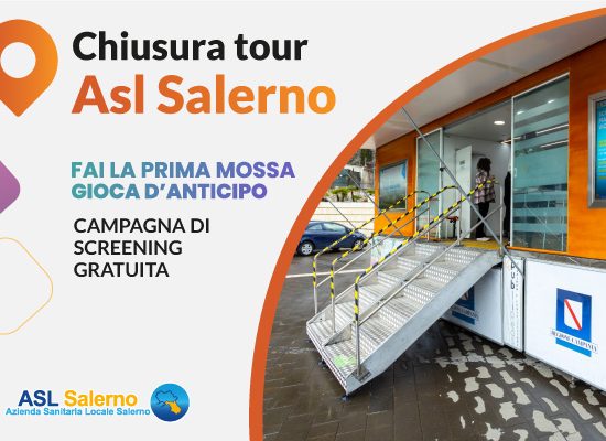 Report chiusura tour asl salerno aprile 2022